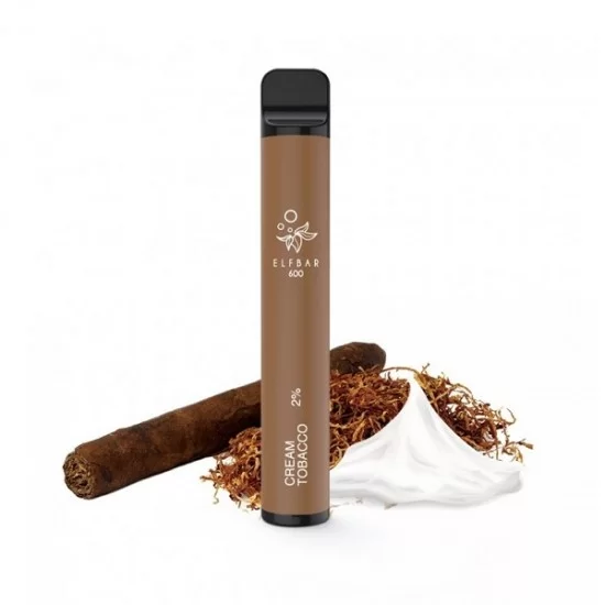 Cream Tobacco 20mg 600 puffs 2ml - Elf Bar Cream Tobacco 20mg 600 puffs 2ml - Elf Bar