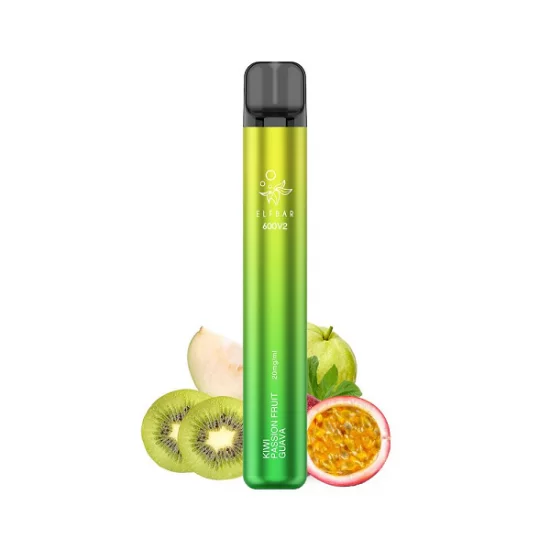 Kiwi Passion Fruit Guava V2 20mg 600 puffs 2ml - Elf Bar Kiwi Passion Fruit Guava V2 20mg 600 puffs 2ml - Elf Bar