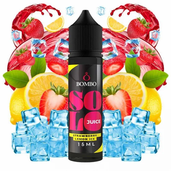 Strawberry Lemon Ice 60ml - Bombo Solo Juice Strawberry Lemon Ice 60ml - Bombo Solo Juice