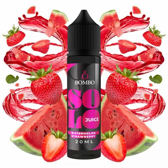 Watermelon Strawberry 60ml - Bombo Solo Juice Watermelon Strawberry 60ml - Bombo Solo Juice