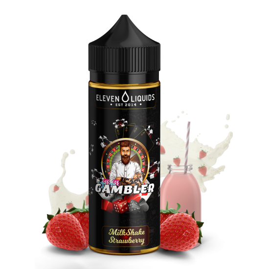 Gambler Milkshake Strawberry 120ml