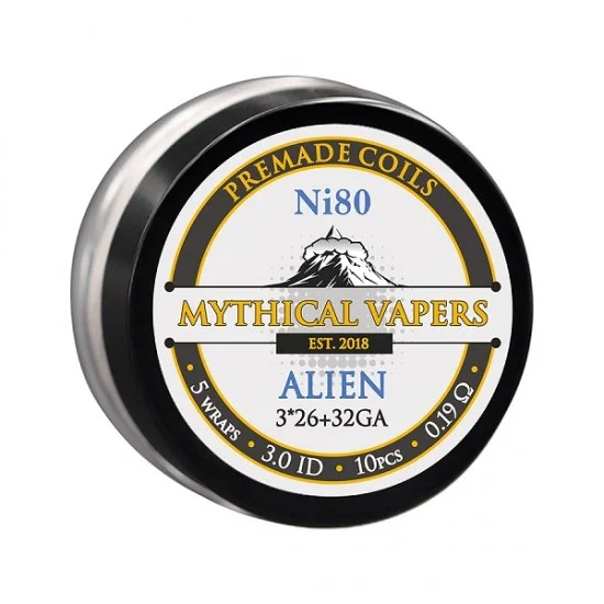 Έτοιμες αντιστάσεις Alien Ni80 - Mythical Vapers Έτοιμες αντιστάσεις Alien Ni80 - Mythical Vapers