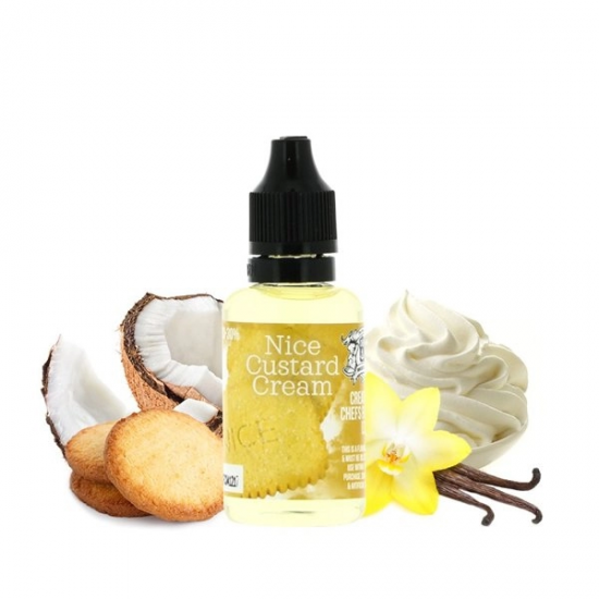 Nice Custard Cream Concentrate 30ml - Chefs Flavours