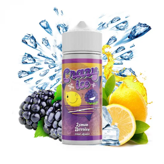 Steam City Crazy Ice Lemon Berries Flavor Shot 120ml