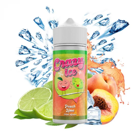 Steam City Crazy Ice Peach Lime Flavor Shot 120ml Steam City Crazy Ice Peach Lime Flavor Shot 120ml