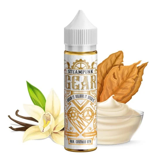 SteamPunk Flavor Shots Gear – Vanilla Custard RY4 SteamPunk Flavor Shots Gear – Vanilla Custard RY4