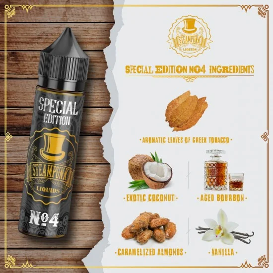 SteamPunk Flavor Shots Special Edition 60ml – No4 SteamPunk Flavor Shots Special Edition 60ml – No4
