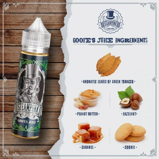 Steampunk Flavor Shot 60ml - Goofe's Juice Steampunk Flavor Shot 60ml - Goofe's Juice